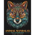 Animal Mandalas: Adult Coloring Book for Stress Relief and Relaxation
