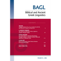 Biblical and Ancient Greek Linguistics, Volume 12