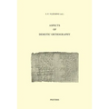 Aspects of Demotic Orthography: Acts of an International Colloquium Held in Trier, 8 November 2010