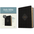 KJV Wide Margin Bible, Filament Enabled (Hardcover Leatherlike, Ornate Tile Black, Red Letter)