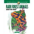 Creative Haven Rain Forest Animals Dot-To-Dot