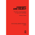 Concept and Object: The Unity of the Proposition in Logic and Psychology
