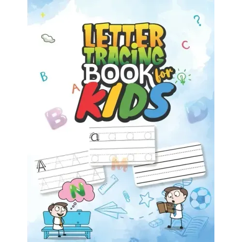 Letter Tracing Book for Kids: Vol - 12. Ages 3-5. Both Uppercase and Lowercase Letters. 8.5x11 inch - 100 Pages. Alphabet Tracing Books for Preschoo