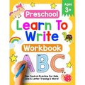 Preschool Learn To Write Workbook: Pen Control Practice For Kids. Line & Letter Tracing Ages 3-5