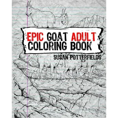 Epic Goat Adult Coloring Book
