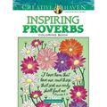 Creative Haven Inspiring Proverbs Coloring Book