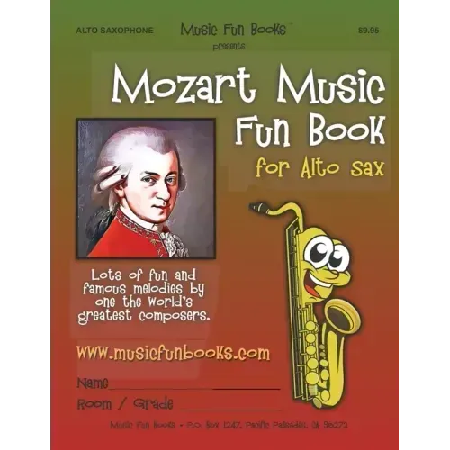 Mozart Music Fun Book for Alto Sax