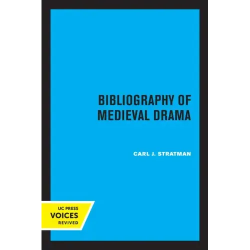 Bibliography of Medieval Drama