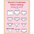Women's Underwear Pattern Making (Imperial unit)