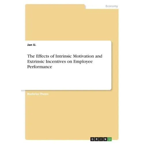 The Effects of Intrinsic Motivation and Extrinsic Incentives on Employee Performance