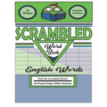Scrambled Word Book: 80 Puzzle Pages With Solutions