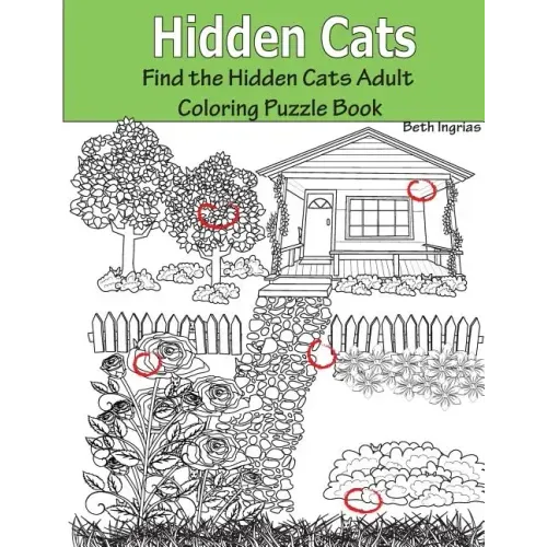 Hidden Cats: Find the Hidden Cats Adult Coloring Puzzle Book