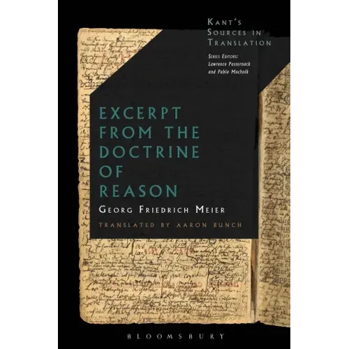 Excerpt from the Doctrine of Reason