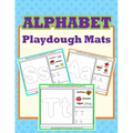 Alphabet Playdough Mats: Alphabet Activities to Practice Writing Letters, Alphabet Playdough Mats For Kids