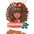 African American Coloring Book For Girls: Black African American Girls Coloring