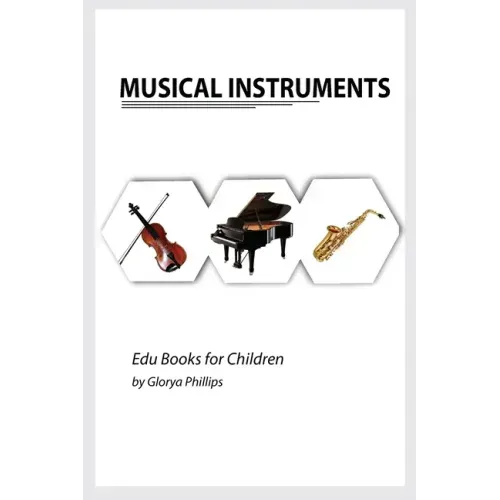 Musical Instruments: Musical instruments flash cards book for baby, music instruments book for children, Montessori book, kids books, toddl