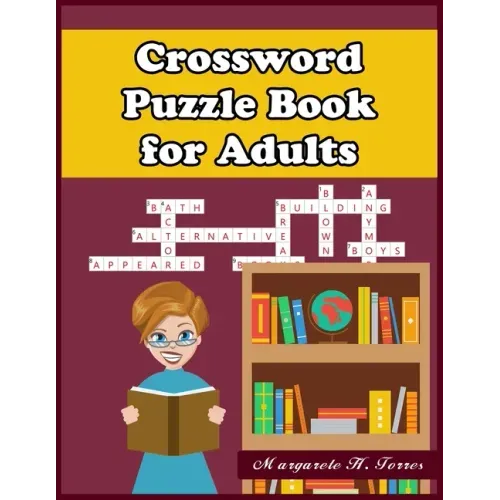 Crossword Puzzle Book for Adults: 101 Large-Print Crossword Puzzle Book for Adults