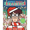 Where's Waldo? Santa Spectacular: (A Christmas-Themed Hidden Object Search-And-Find Puzzle & Sticker Book with Games & Hundreds of Stickers - A Perfec
