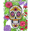 Fabulous Skulls Coloring Book for Adults: Hand-Drawn Images Exclusively Designed, Día de Los Muertos & Day of the Dead