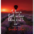 To Live in Hearts we Leave Behind is not to die. Remember When: Celebration of LIfe, Wake, Funeral Guest Book, Priceless memories for friends and fami