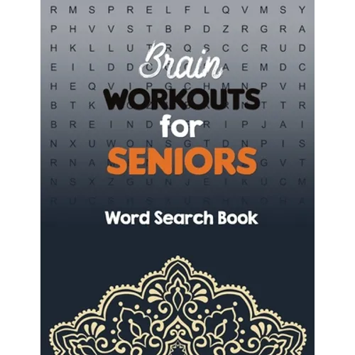 Brain Workouts for Seniors: Word Search Book Easy-to-see Full Page Seek and Circle Word Searches, Brian game book for seniors in this Christmas Gi