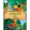 Dinosaur Coloring Book for 5 Year Old: Fantastic 50 Dinosaur Coloring Pages For Boys, Girls, Toddlers, Preschoolers, Kids 3-8, 6-8 (Dinosaur Books)