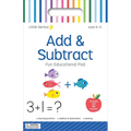 Add & Subtract: Fun Educational Activity Pad with Carry Handle