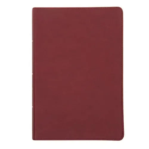 NASB Giant Print Reference Bible, Burgundy Leathertouch