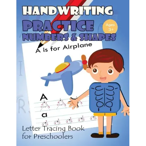 Handwriting Practice Numbers and Shapes: Letter Tracing Book for Preschoolers
