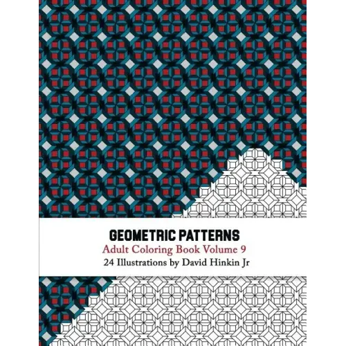 Geometric Patterns - Adult Coloring Book Vol. 9
