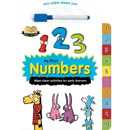 Help with Homework: My First Numbers-Wipe-Clean Activities for Early Learners: For 2+ Year-Olds-Includes Wipe-Clean Pen