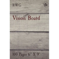 Vision Board: 100 Pages 6" X 9"