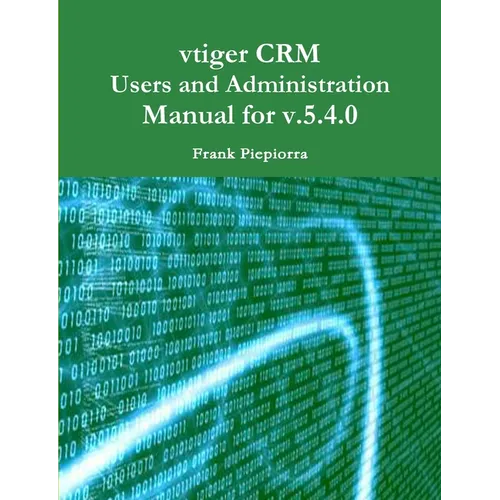 Manual for vtiger CRM v5.4.0