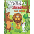 Animal Coloring Book For Girls: 40 cute animal designs to color - Stress Reliving Patters for cute girls