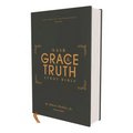 Nasb, the Grace and Truth Study Bible (Trustworthy and Practical Insights), Hardcover, Green, Red Letter, 1995 Text, Comfort Print