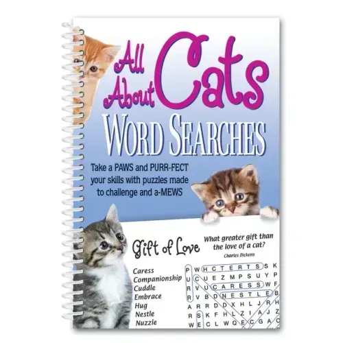 All about Cats Word Searches