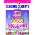 Creative Haven Designer Desserts Coloring Book