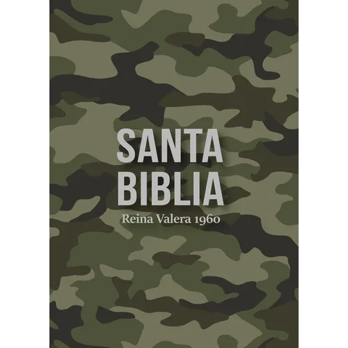 Biblia Rvr 1960 Compacta Símil Piel Camuflaje Verde (Bible Rvr 1960 Compact Size Leatherlike Green Camouflage (Spanish Edition)