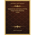 Authenticity And Sources Of The Origo Gentis Romanae (1910)
