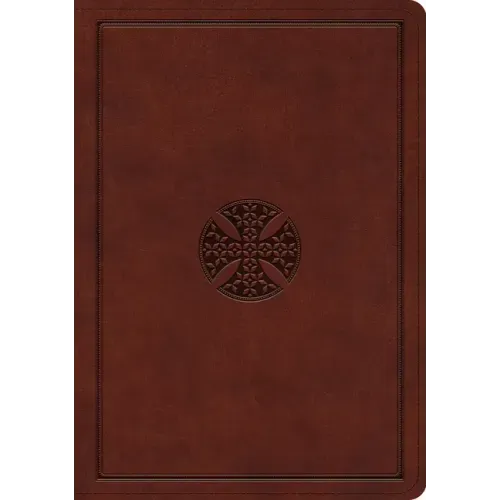 ESV Journaling Bible, Interleaved Edition (Trutone, Mahogany, Mosaic Cross Design)