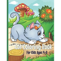 Cat Coloring Book: Cute Cat Coloring Book for Kids Ages 4-8
