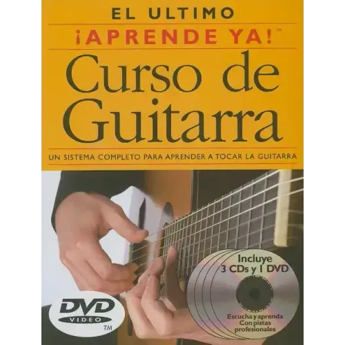 Aprende Ya! Curso de Guitarra: 3 Books/3 Cds/1 DVD Boxed Set [With 3 CDs and DVD]