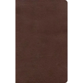 KJV Single-Column Personal Size Bible, Brown Leathertouch