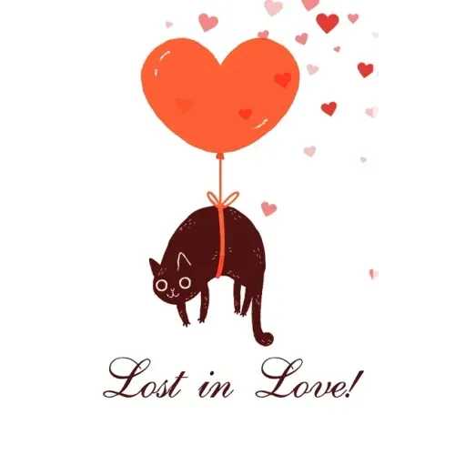 Lost in Love!: Funny valentine gift password keeper for couples lovers friends families girlfriends boyfriends and besties - perfect