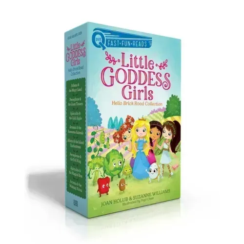 Little Goddess Girls Hello Brick Road Collected Set: Athena & the Magic Land; Persephone & the Giant Flowers; Aphrodite & the Gold Apple; Artemis & th