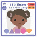 123 Shapes - 1 2 3 Hình dạng: Bilingual Book Vietnamese