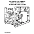 MEP 016B 3KW Generator Depot Maintenance Manual TM 5-6115-615-24P