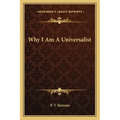 Why I Am a Universalist