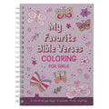Coloring Book Favorite Bible Verses for Girls Wirebound