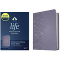 KJV Life Application Study Bible, Third Edition (Leatherlike, Peony Lavender, Red Letter)